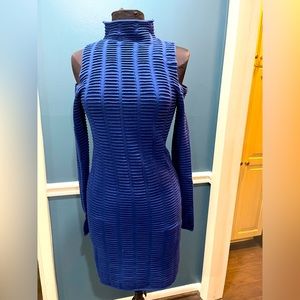 French Connection open shoulder sweater dress